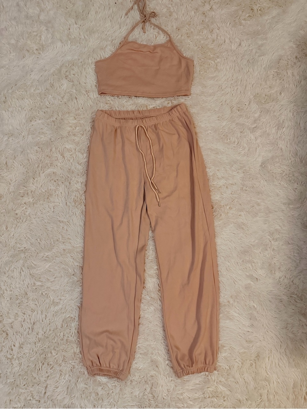 Women's Drawstring Joggers - Casual Elastic Cuff Track Pants